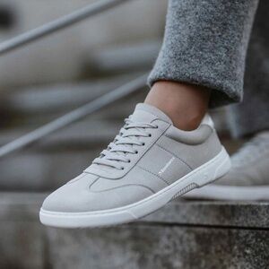 EUC Barebarics Pulsar Barefoot Sneaker Gray‎ EU39 Vegan Unisex Barefoot Shoe